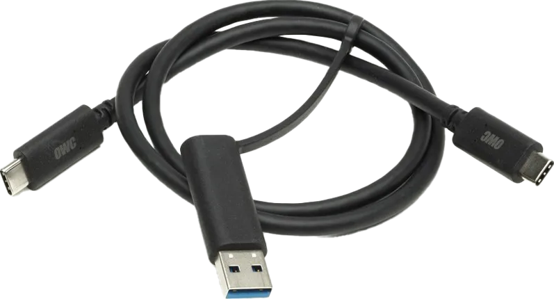 OWC USB-C to C  A with Tethered USB-A adapter 0.6 Meter