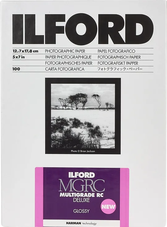 Hartie Foto ILFORD PHOTO Ilford Multigrade RC Deluxe Glossy 12.7x17.8cm 25