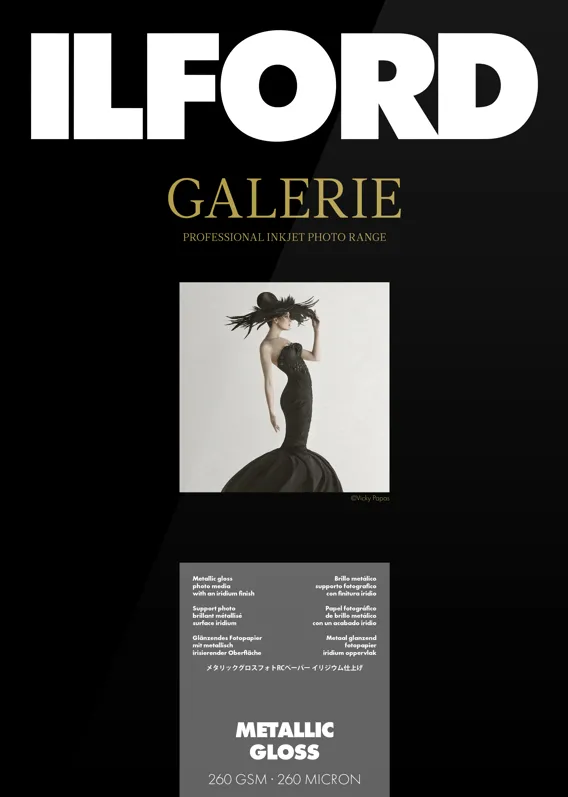 Hartie Foto Ilford Ilford Galerie Metallic Gloss 260g A3+ 50 Sheets