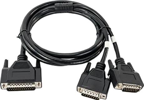 HOLLYLAND HL-TCB09 DB25 Male to Dual DB15 Male Tally Cable
