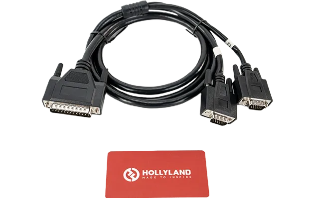 HOLLYLAND HL-TCB10 DB25 Male to Dual HDB15 Male Tally Cable
