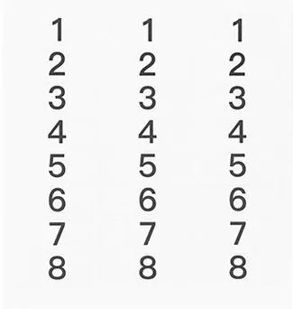 HOLLYLAND HL-NS01 Number Stickers