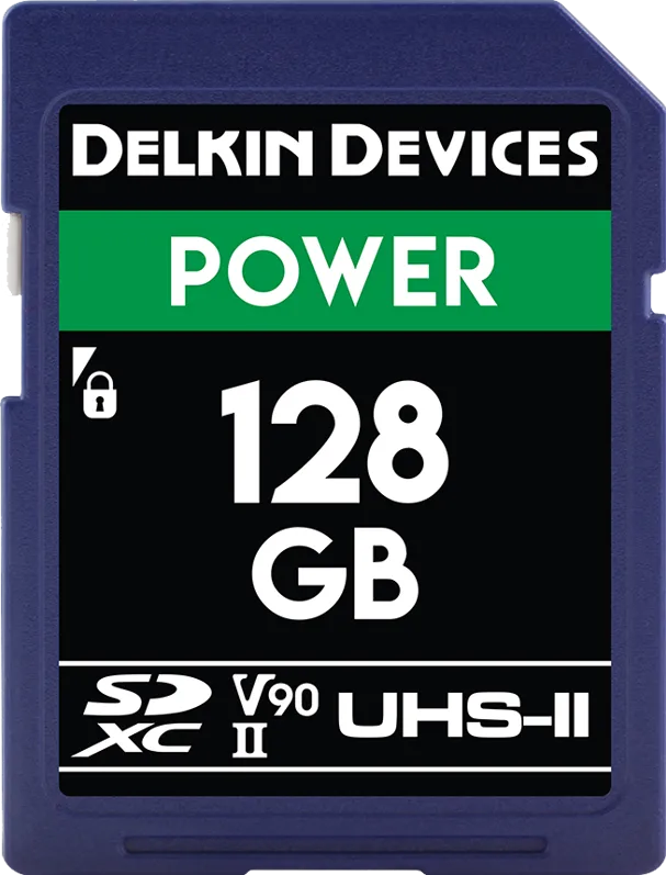 Card de Memorie DELKIN Delkin SDXC Power 2000X UHS-II U3 (V90) R300/W250 128GB