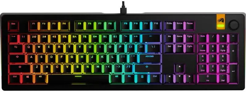 Tastatura Glorious Gaming GMMK 3 HE RGB 100% Prebuilt, Fox HE Switch, Mecanica