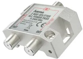 Adaptor HAMA SAT Splitter, 2-Way, Fully Shielded