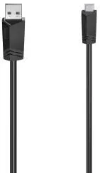 HAMA Mini-USB Cable, USB 2.0, 480 Mbit/s, 0.75 m