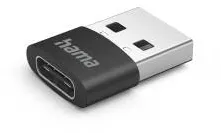 HAMA USB-C Adapter, USB-A Plug – USB-C Socket, Without Cable, 480 Mbit/s, 3 pcs.