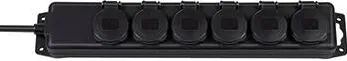 Brennenstuhl Multi Socket "1159970", 6 Sockets, 2,0 m, Black