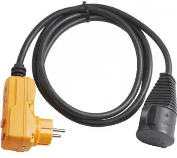 Brennenstuhl "FI" Protective Adapter Cable, IP44, 2m black
