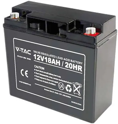 V-TAC Acumulator GEL PLUMB 12V 18AH 180X77X167MM
