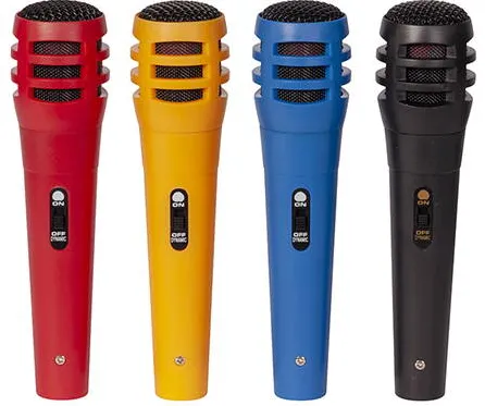 Microfon Madison SET 4 MICROFOANE DIVERSE CULORI