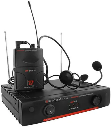 Microfon BoomTone DJ STATIE 1 MICROFON WIRELESS TIP CASCA UHF 536,5 MHZ