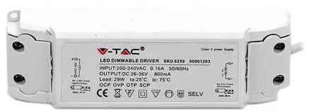 V-TAC Driver pentru panou LED 29W a++