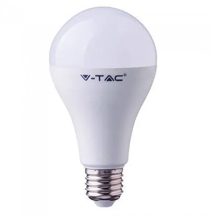 V-TAC Bec LED A80 E27 18W 3000K alb cald