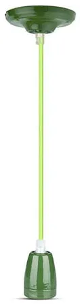 V-TAC Pendul tavan portelan soclu E27 - verde
