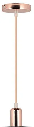 V-TAC Pendul tavan soclu E27 metal gold rose