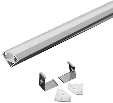 V-TAC Profil aluminiu pentru banda LED 2M 19MM x 19MM alb