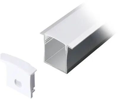 V-TAC Profil aluminiu pentru banda LED 2M 30MM x 20MM alb