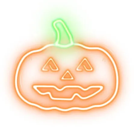 Forever light RECLAMA LUMINOASA NEON LED LUMINA VERDE/PORTOCALIE HALLOWEEN