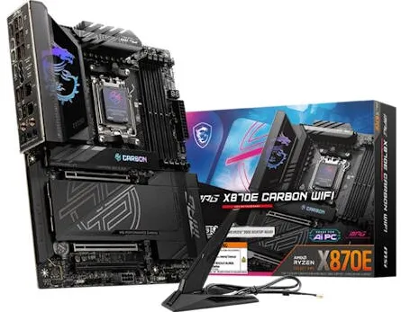 Placa de Baza MSI MSI MPG X870E CARBON WIFI AM5 MB 4xDDR5 4xSATA 4xM.2
