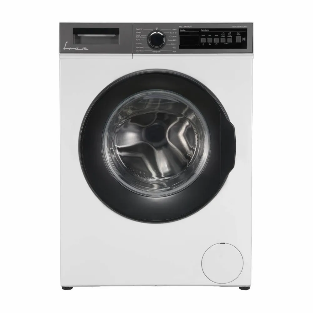 FRAM Masina de spalat rufe FWM-V814T2D+++, 8 kg, 1400 rpm, Clasa D, Display digital, Start intarziat, Anti-sifonare, Eco-Logic, Allergy safe, Alb