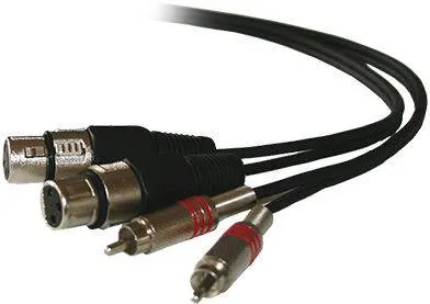 Ibiza Sound CABLU 2RCA TATA/2XLR MAMA 5M
