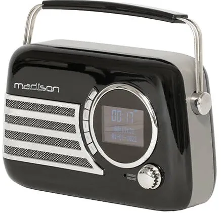 Mini-Sistem Audio Madison RADIO FM/DAB PORTABIL VINTAGE 40W CU FUNCTIE BLUETOOTH/AUX