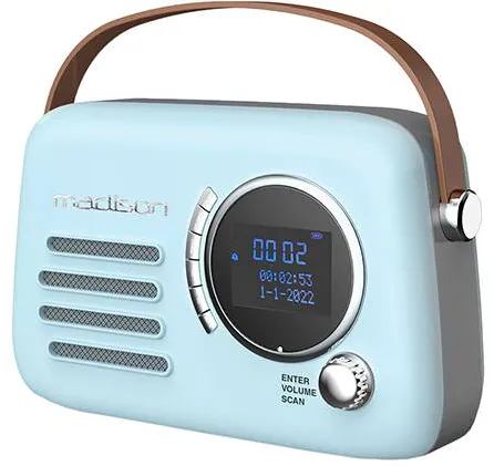 Mini-Sistem Audio Madison RADIO FM/DAB PORTABIL VINTAGE 30W CU FUNCTIE BLUETOOTH/AUX