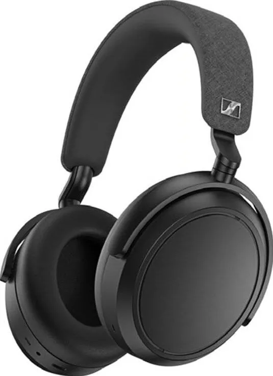 Casti Sennheiser Casti audio Over the ear Sennheiser Momentum 4, Wireless, ANC, Negru