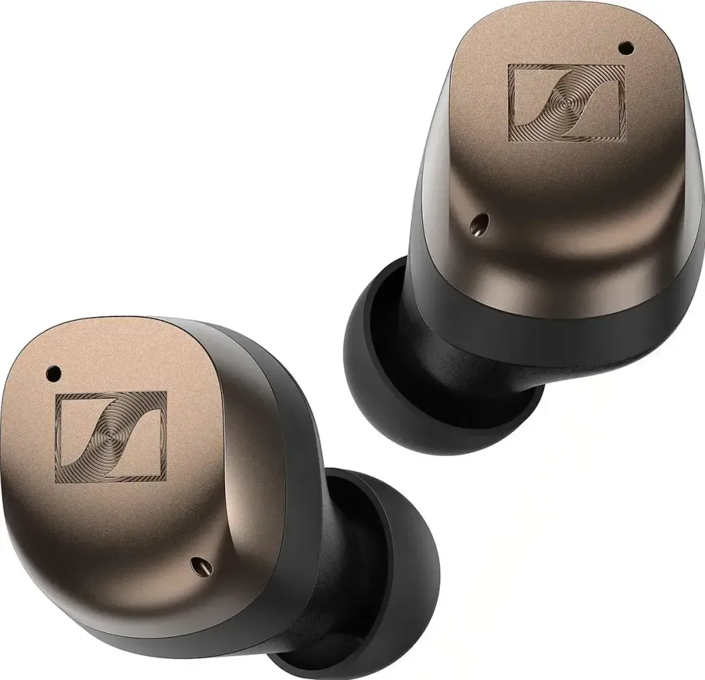 Casti Sennheiser Casti In-Ear Sennheiser Momentum True Wireless 4, Bluetooth, Microfon, Black Copper