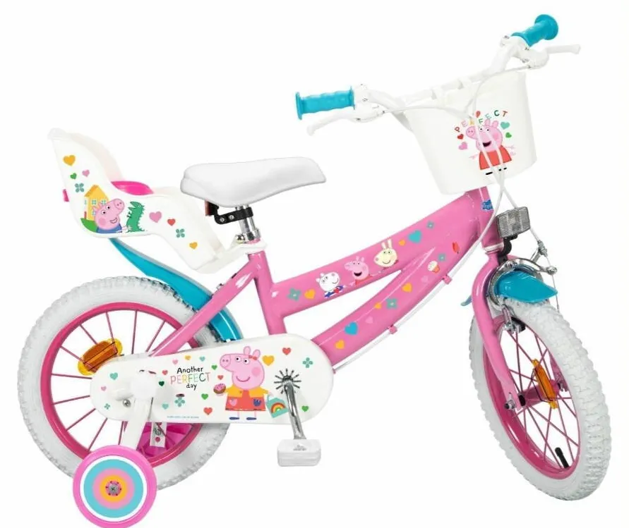 TOIMSA Children's bicycle 14" Peppa Pig pink 1495 TOIMSA