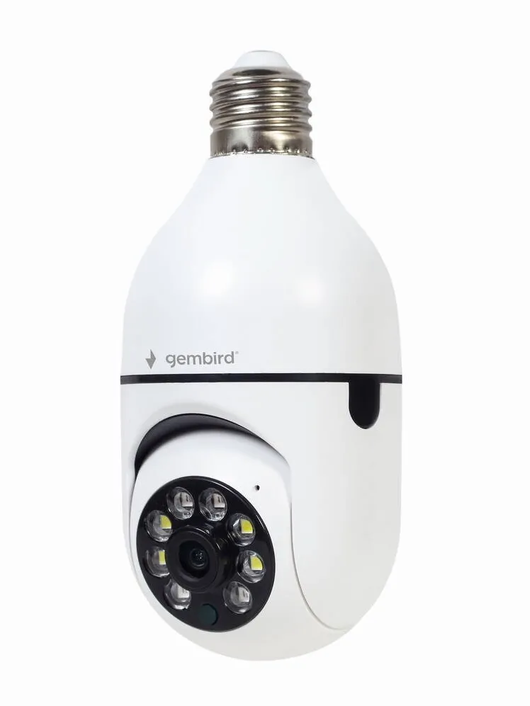 Camera Supraveghere Gembird TSL-CAM-WRHD-01 Smart rotating wifi camera, E27, 1080p