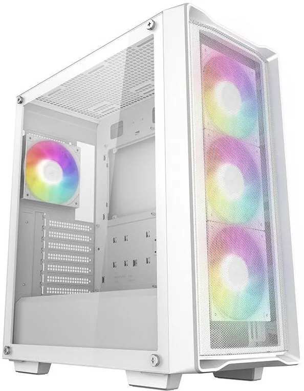 Carcasa PC Deepcool CC560 MESH V2 White, ventilatoare ARGB
