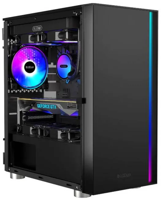 Carcasa PC PCCOOLER LM300 ARGB Black