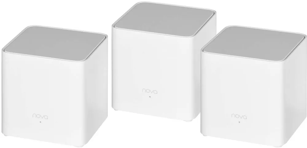 Router Wireless Tenda Tenda EX3-3 mesh wi-fi system Dual-band (2.4 GHz / 5 GHz) Wi-Fi 6 (802.11ax) White 1 Internal