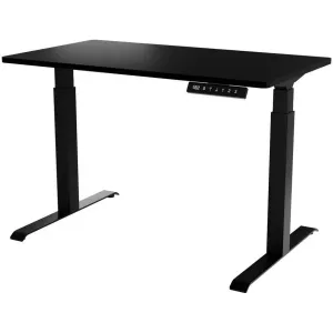 Birou Gaming Cama MEBLE Desk with electric height adjustment MOON 121x67x72-120 black
