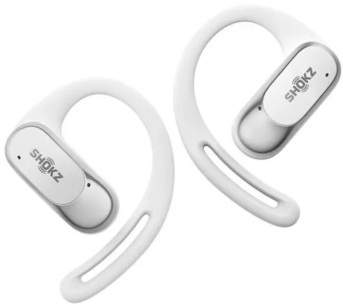 Casti Bluetooth SHOKZ SHOKZ OpenFit Air, weiss Headset Wireless Ear-hook Calls/Music/Sport/Everyday Bluetooth White