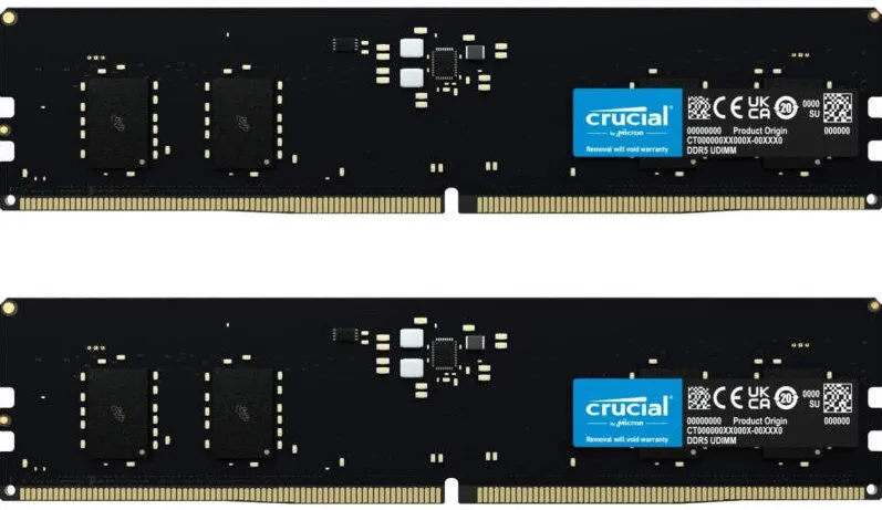 Memorie RAM Crucial DDR5-5600 Kit 16GB 2x8GB UDIMM CL46 (16Gbit)