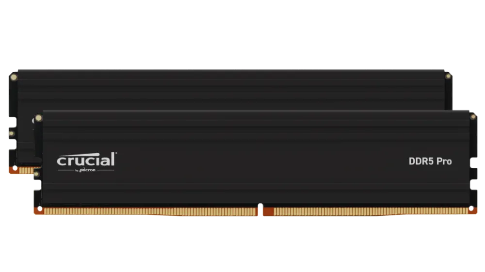 Memorie RAM Crucial Pro DDR5-6000 Kit 32GB 2x16GB UDIMM CL48 (16Gbit)