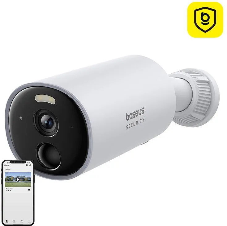 Camera Supraveghere Baseus Security Exterior B1 2K (White)