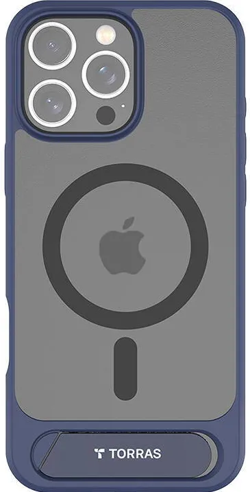Torras Torras Pstand Series Case for iPhone 16 Pro (Blue)