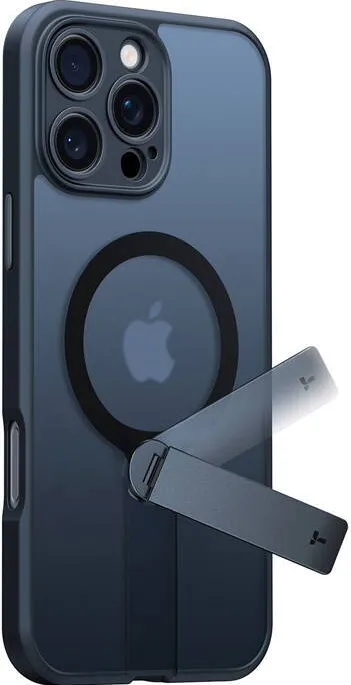 Husa Torras Pstand Spin pentru iPhone 16 Pro Max negru