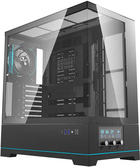 Carcasa PC Darkflash  DY451 PRO Black with fan