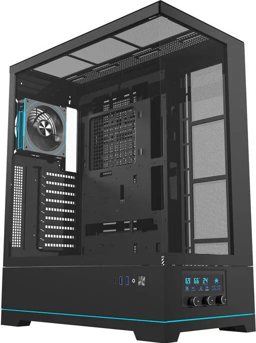 Carcasa PC Darkflash  DY451L PRO Black with fan