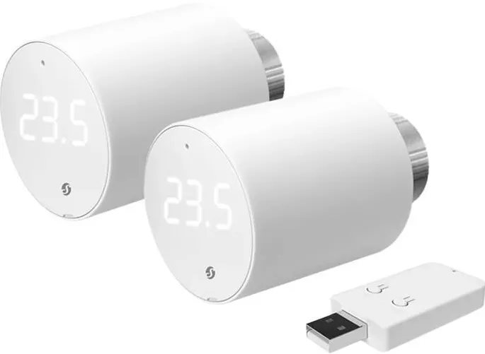 Shelly Shelly BLU TRV thermostatic head (2 units with control unit)