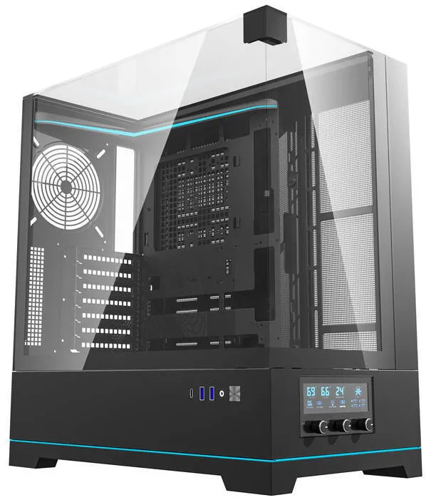Carcasa PC Darkflash  DY450 Black without fans