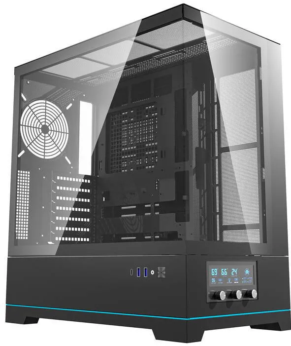 Carcasa PC Darkflash  DY451 Black without fans