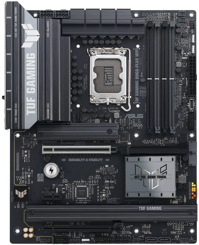 Placa de Baza Asus TUF GAMING B860-PLUS WIFI Intel B860 LGA 1851 (Socket V1) ATX