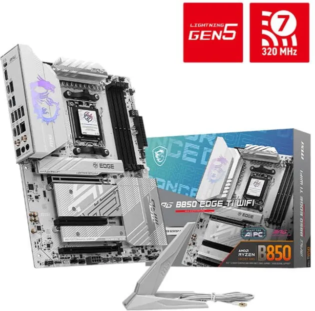 Placa de Baza MSI MSI MPG B850 EDGE TI WIFI motherboard AMD B850 Socket AM5 ATX