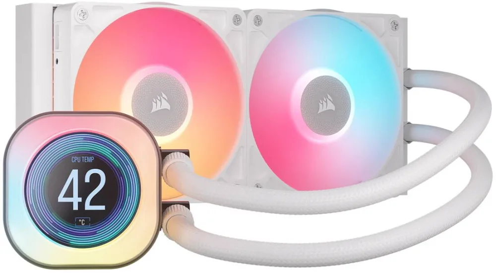 Cooler Corsair iCUE LINK Titan 240 RX LCD RGB White